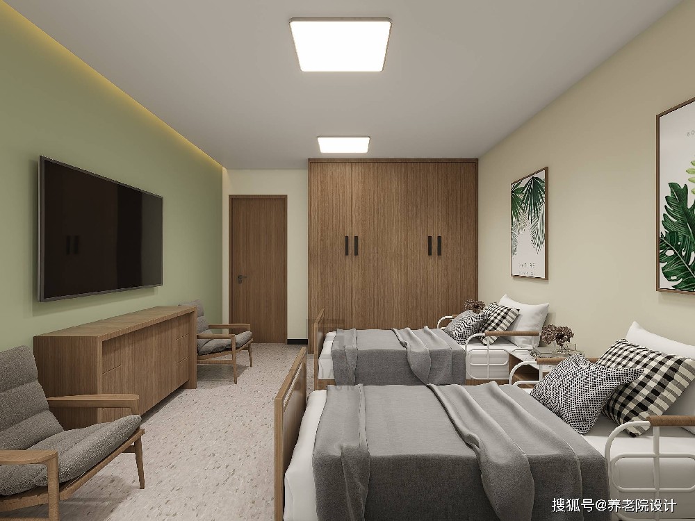 色彩与光线的艺术：养老院装修效果图中的温馨氛围营造